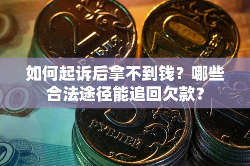 济南如何起诉后拿不到钱？哪些合法途径能追回欠款？