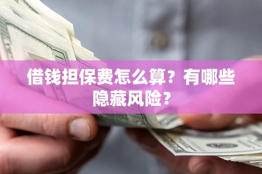 济南借钱担保费怎么算？有哪些隐藏风险？