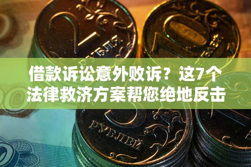 济南借款诉讼意外败诉？这7个法律救济方案帮您绝地反击！