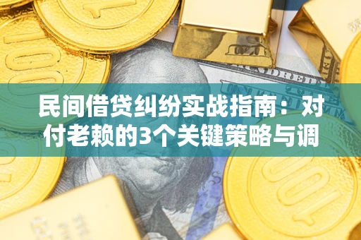济南民间借贷纠纷实战指南：对付老赖的3个关键策略与调解盲区解析