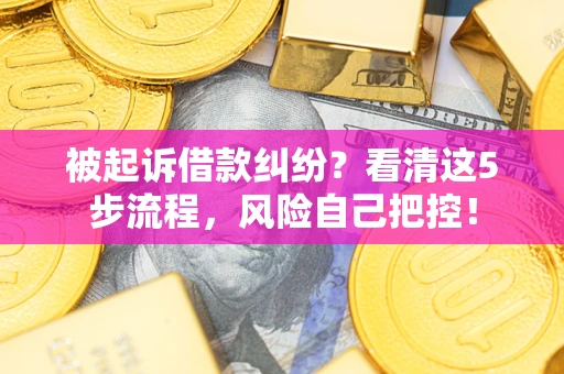济南被起诉借款纠纷？看清这5步流程，风险自己把控！